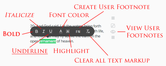 user markup