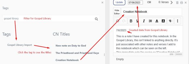 Creation Notebook Imported